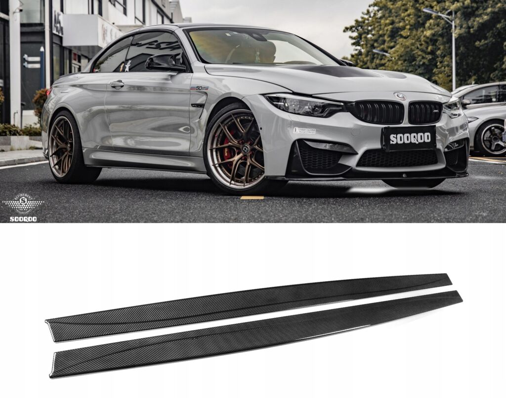 Karbonowe Dokladki Listwy Pod Progi BMW F80 M3 F82 F83 M4