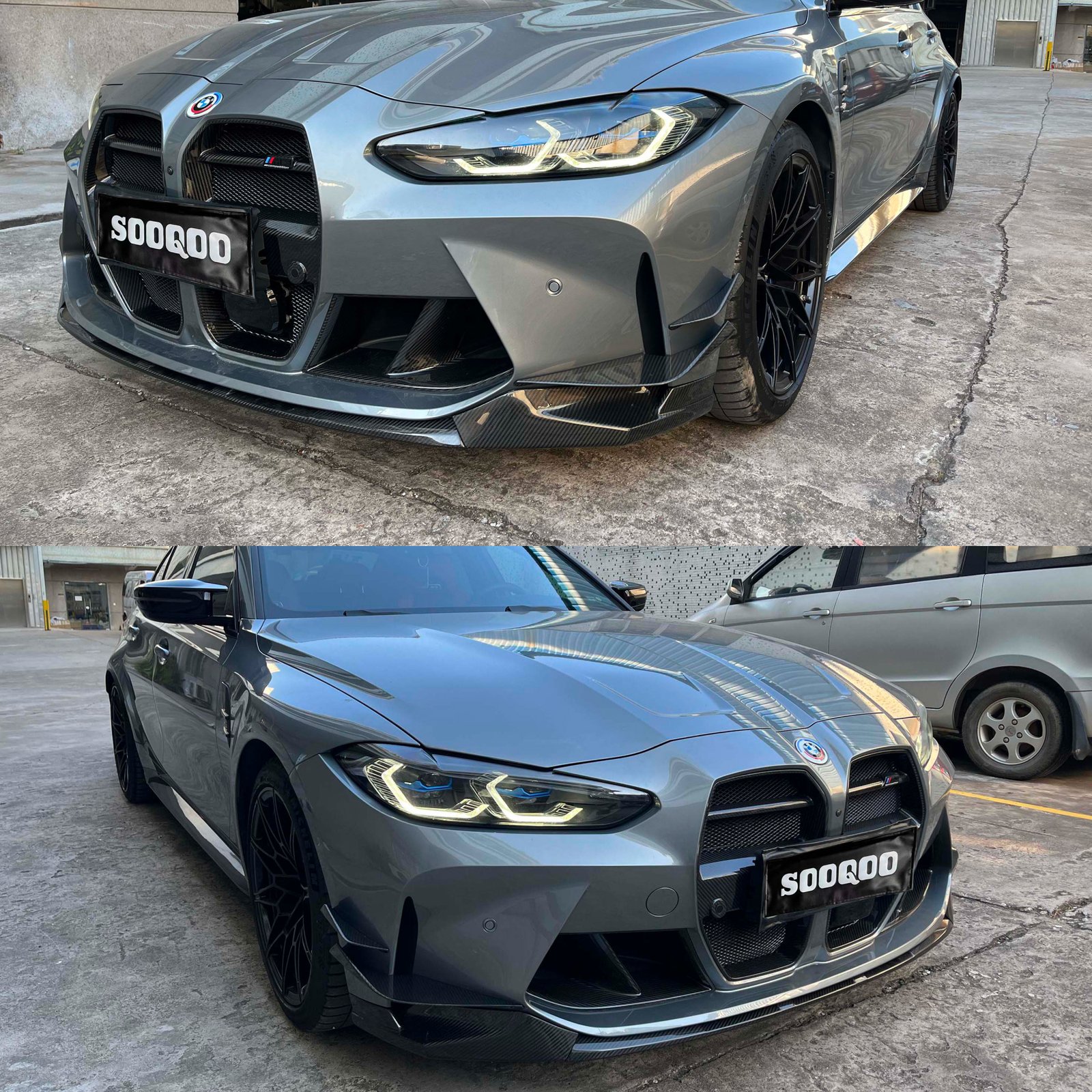 Karbonowa Atrapa Nerki Grill BMW G80 G81 G82 G83 STR Style - obrazek 2