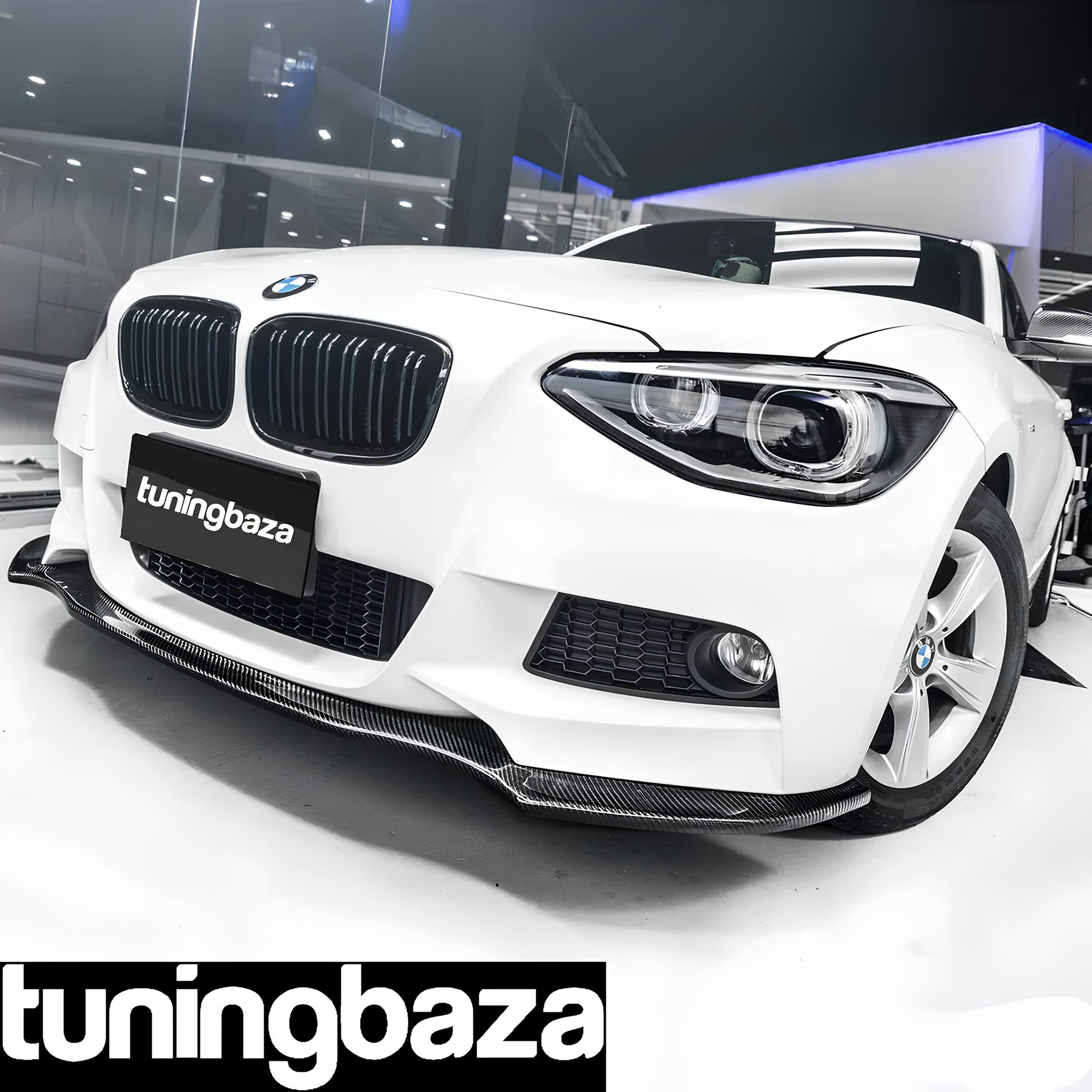 Atrapa Nerki Grill BMW Serii 1 F20 / F21 PRE-LCI (2011–2015) M-Styl Czarny Połysk - obrazek 7