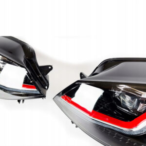 Lampy Przednie Przód Volkswagen Golf 7.5 Red Style - obrazek 4