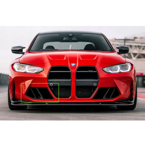 Wloty Powietrza Karbonowe do BMW G80 M3/G82/G83 M4 – Podwójne Żebra - obrazek 3