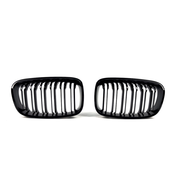 Atrapa Nerki Grill BMW 1 F20/F21 Przedlift M-Style Czarny Połysk - obrazek 2