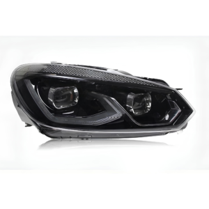 LAMPY PRZEDNIE VW GOLF 6 08-12 CHROME LOOK GOLF 7,5 Pełny LED - obrazek 6