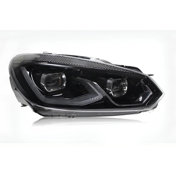 LAMPY PRZEDNIE VW GOLF 6 08-12 CHROME LOOK GOLF 7,5 Pełny LED - obrazek 6