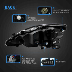 Lampy Przednie Lexus IS250 350 IS200D 220D IS250C 350C IS300 LED 06-12 LED - obrazek 4