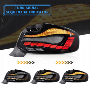 Lampy Tylne Tył BMW F22 F23 F87 GTS Style Czerwone OLED - obrazek 3