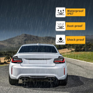 Lampy Tylne Tył BMW F22 F23 F87 GTS Style Czerwone OLED - obrazek 6