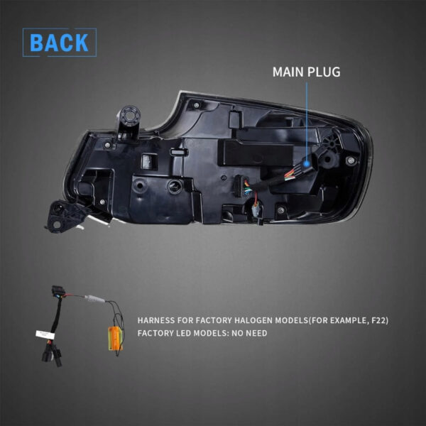 Lampy Tylne Tył BMW F22 F23 F87 GTS Style Czerwone OLED - obrazek 7