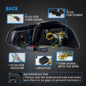 Lampy Tylne Tył Volkswagen VW Golf 6 MK6 5K1 08-13 Czerwone LED - obrazek 4