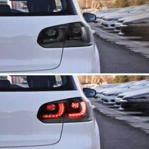 Lampy Tylne Tył Volkswagen VW Golf 6 MK6 5K1 08-13 Czerwone LED - obrazek 6