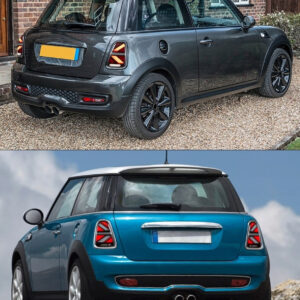 Lampy Tylne Mini Cooper R56/R57/R58/R59 (2007-2013) – LED Union Jack Clear - obrazek 6