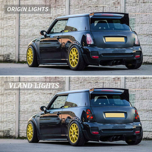 Lampy Tylne LED Mini Cooper R50/R52/R53 Hatch/Cabrio (2001-2008) – Union Jack - obrazek 5