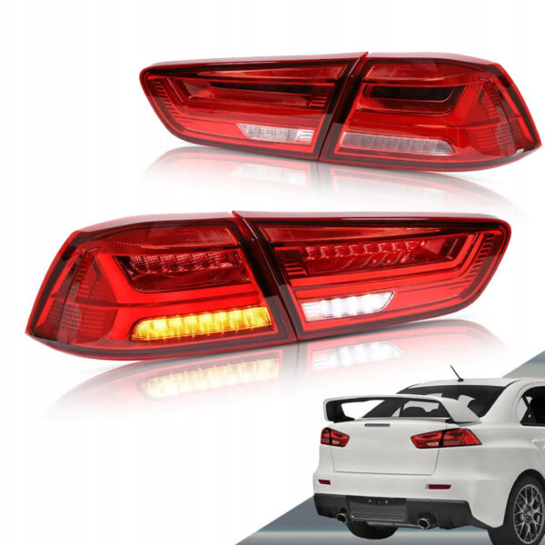 Lampy Tylne Tył LED Mitsubishi Lancer EVO X 08-18 Czerwone