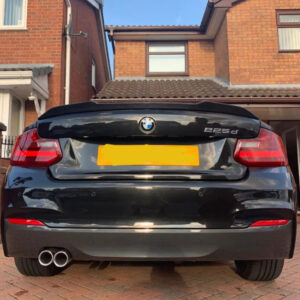 Spoiler na klapę bagażnika BMW F22 F87 CS Style Carbon / Karbonowy - obrazek 8