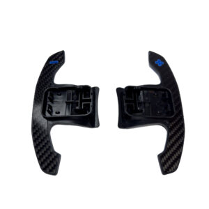 Karbonowe Łopatki Zmiany Biegów BMW G80 G82 G87 F90 G20 F80 G15 Niebieskie - obrazek 4