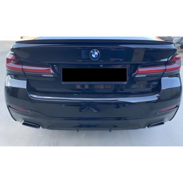 Spoiler Lotka Klapy Bagażnika BMW 5 G30 / F90 M5 (2017-2023) M5-Style Czarny Połysk - obrazek 3