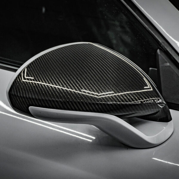 Karbonowe Nakładki na Lusterka Porsche 911 991 RS / 981 Boxster 13-16 – Styl OEM/Carbon Fiber - obrazek 14
