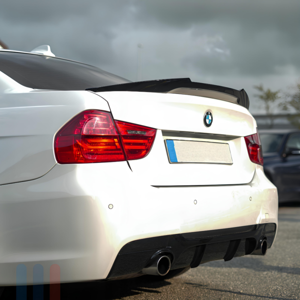 Spoiler Lotka Klapy BMW E90 M4 Style Czarny Połysk - obrazek 7