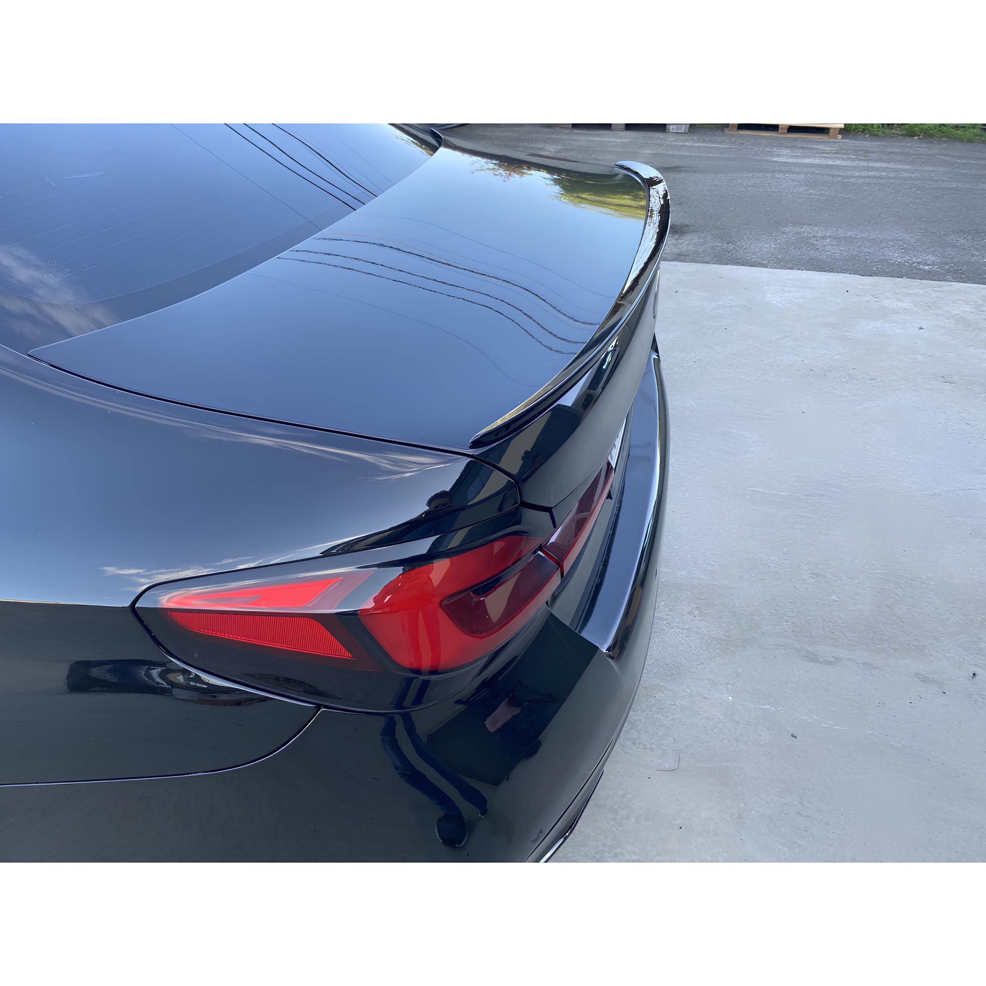 Spoiler Lotka Klapy Bagażnika BMW 5 G30 / F90 M5 (2017-2023) M5-Style Czarny Połysk - obrazek 5