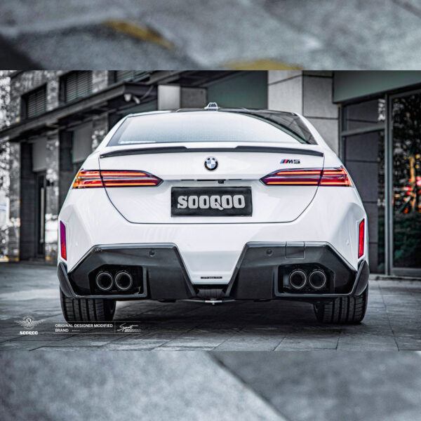 Karbonowa Lotka Klapy do BMW G60 i5 / G90 M-Performance Style (Dry-Carbon) - obrazek 7