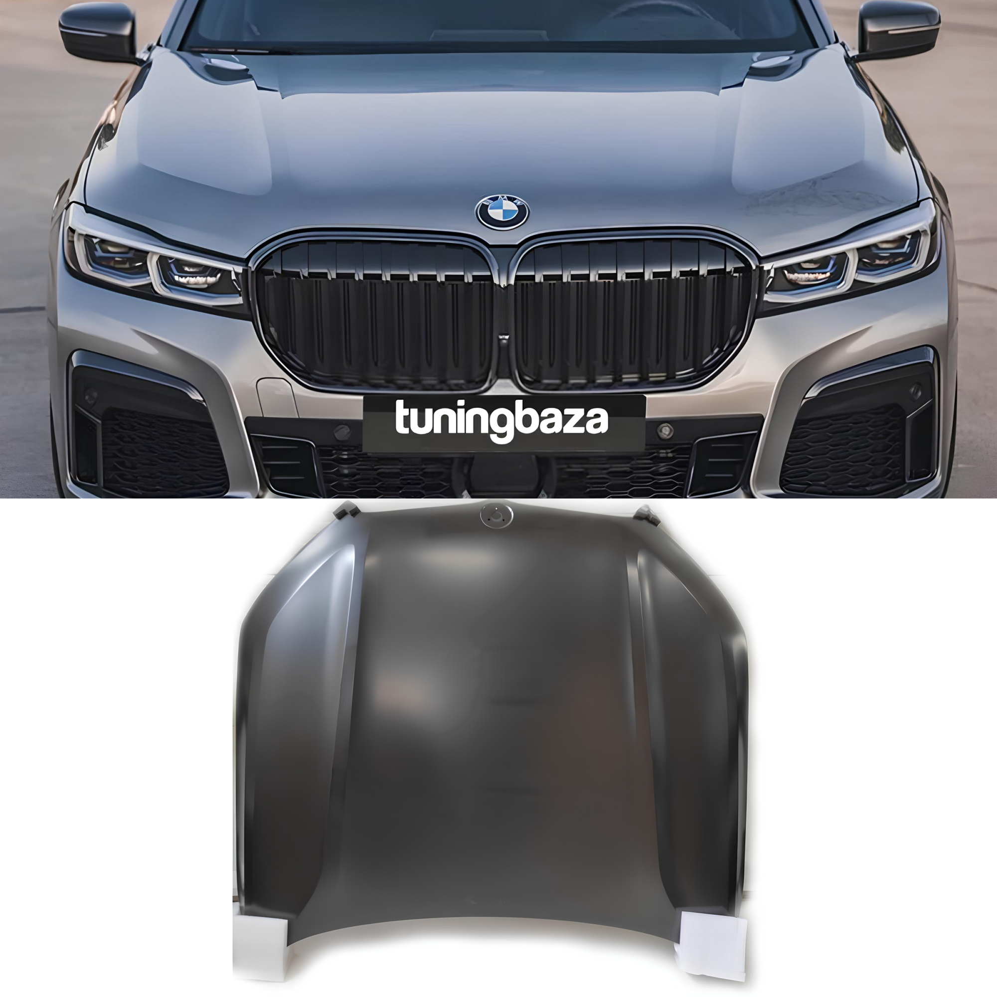 Maska Pokrywa Silnika BMW G11 G12 Polift 19-22 Aluminiowa 41007933415 - obrazek 1