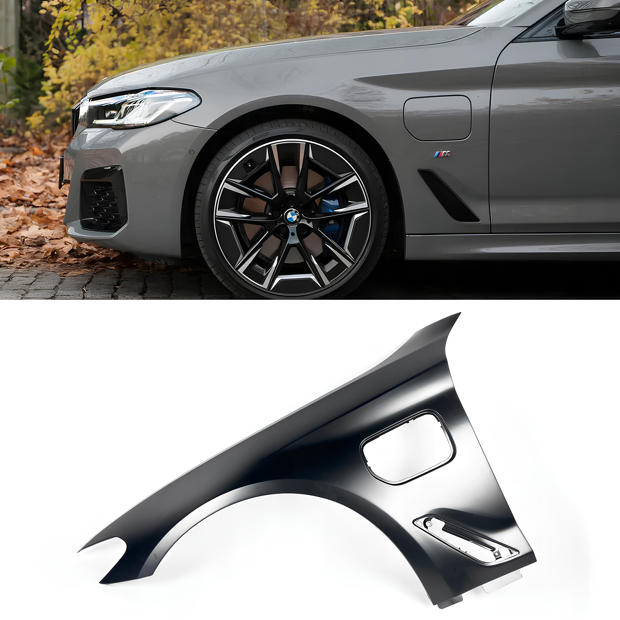 Błotnik Lewy BMW G30 Hybrydowy Aluminiowy - obrazek 1