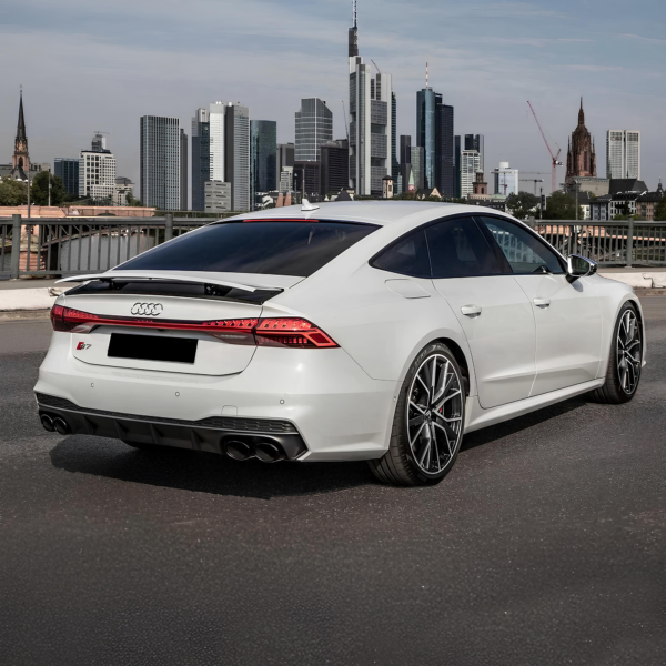 Dyfuzor Tylny Audi A7 C8 S7 Look z Plastikowymi Końcówkami Wydechu 2019+ - obrazek 2