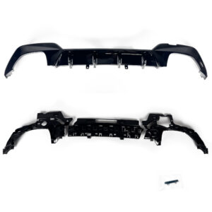 Dyfuzor Tylny BMW G20 Przedlift 340i SP Czarny Połysk - obrazek 2