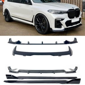 Aerokit (Zestaw dokładek) BMW X7 G07 2019–2022 M-Performance Style Czarny Połysk
