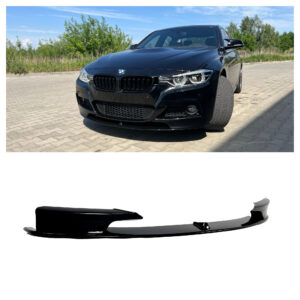 Dokładka Spoiler Splitter Przód BMW F30 F31 M-Performance Style Czarny Połysk