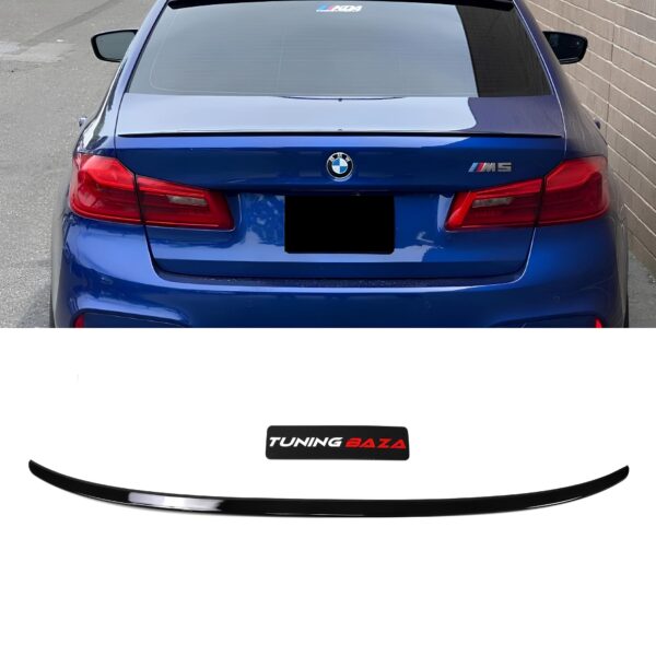 Spoiler Lotka Klapy Bagażnika BMW 5 G30 / F90 M5 (2017-2023) OEM-Style Czarny Połysk