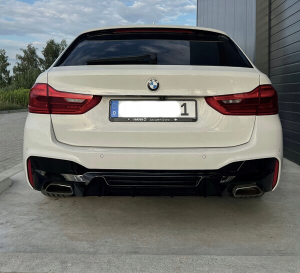 Dyfuzor Tylny BMW G30 M5 Competition Look Czarny Połysk - obrazek 5