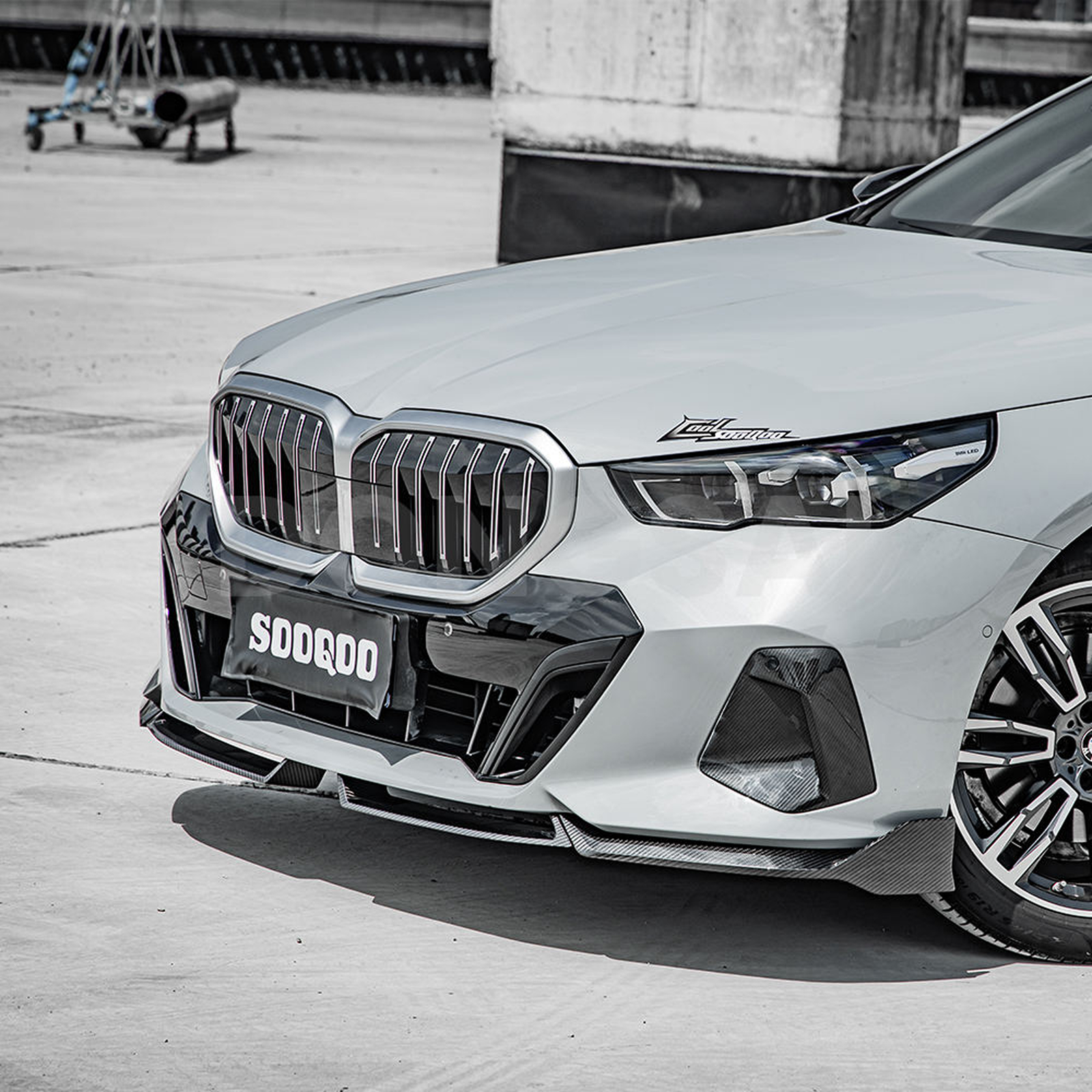 Karbonowy Splitter Przód do BMW Serii 5 G60 /G61 / i5 w stylu M-Performance - obrazek 6