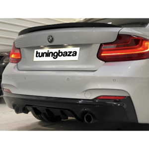 Dokładka Dyfuzor Tylny BMW F22 F23 M-Performance Style Czarny Połysk 0--0 (2014-2021) - obrazek 7