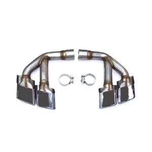 Końcówki Wydechu Q7 SQ7 do 3.0T Diesel – Srebrne, 65mm, 2016–2019 - obrazek 2