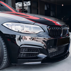 Dokładka Splitter Przód do BMW Serii 2 F22 M-Performance – Czarny Połysk - obrazek 5