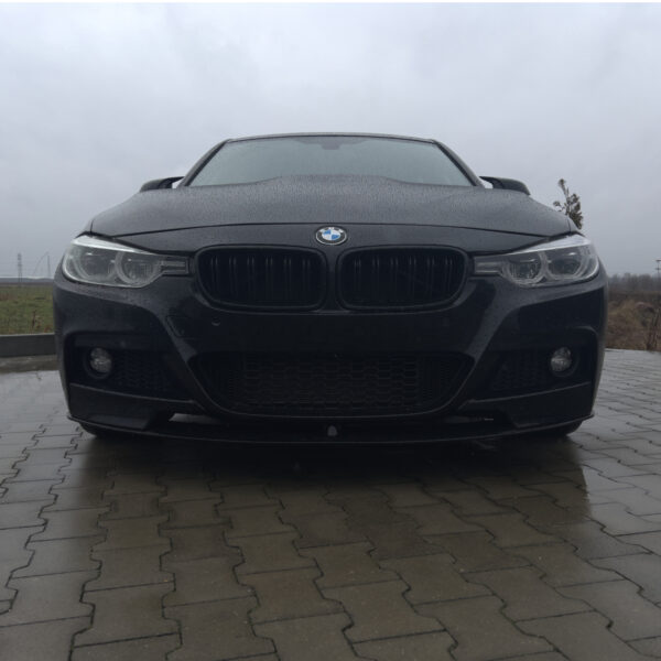Dokładka Spoiler Splitter Przód BMW F30 F31 M-Performance Style Czarny Połysk - obrazek 8