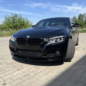 Dokładka Spoiler Splitter Przód BMW F30 F31 M-Performance Style Czarny Połysk - obrazek 9