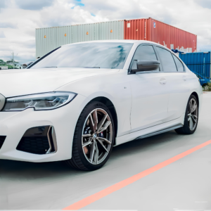 Dokładki (listwy) pod progi BMW G20/G21 MP Style Czarny Połysk - obrazek 7