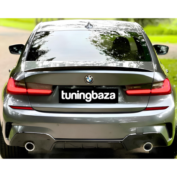 Dyfuzor Tylny BMW G20/G21 Przedlift M-Performance Look Czarny Połysk (0-0) 2018-2020 - obrazek 3