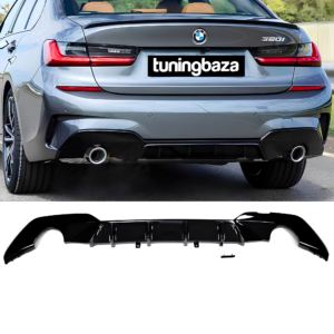 Dyfuzor Tylny BMW G20/G21 Przedlift M-Performance Look Czarny Połysk (0-0) 2018-2020 - obrazek 1