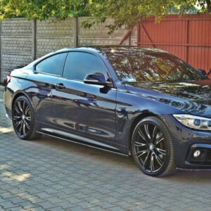 Dokładki (listwy) pod progi BMW F32/F33 M-Performance Style Czarny Połysk - obrazek 5