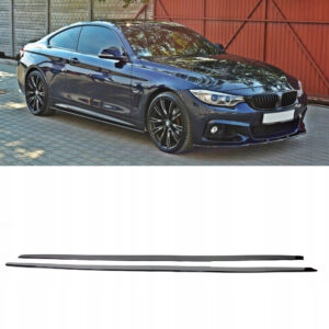 Dokładki (listwy) pod progi BMW F32/F33 M-Performance Style Czarny Połysk