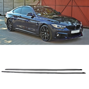 Dokładki (listwy) pod progi BMW F32/F33 M-Performance Style Czarny Połysk