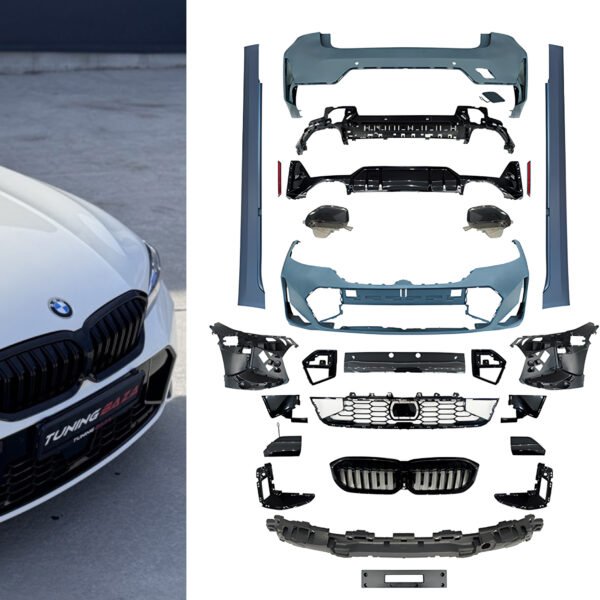 Bodykit BMW G20 LCI – Zderzaki + Progi + Grill + Dyfuzor + Końcówki wydechu