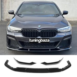 Dokładka Splitter Przód BMW G30 / G31 LCI Competition Czarny Połysk (2020–2023)