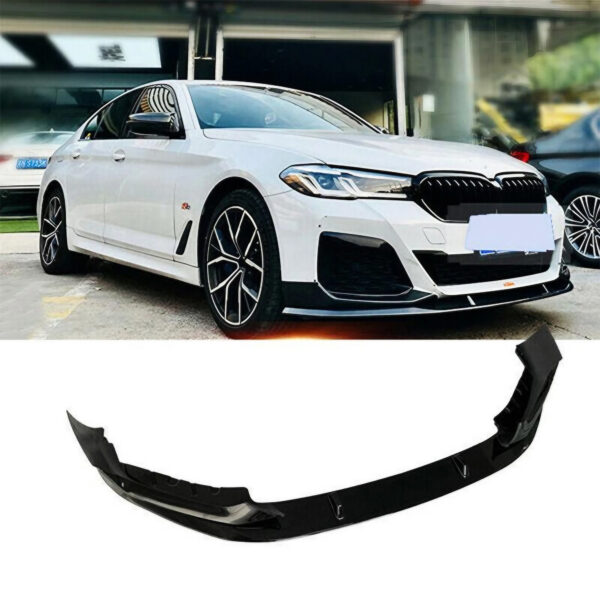 Dokładka Splitter Przód do BMW Serii 5 G30 LCI (2020–2023) Competition – Czarny Połysk