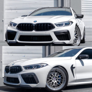 Karbonowe Splittery Dolne / Wkładki Przedniego Zderzaka do BMW M8 F91 / F92 / F93 – Carbon - obrazek 3