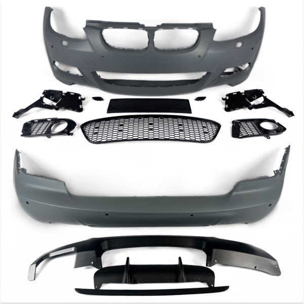 BODY KIT BMW E92 06–09 PRZEDLIFT M PAKIET – ZDERZAK PRZÓD + TYŁ + PROGI - obrazek 2