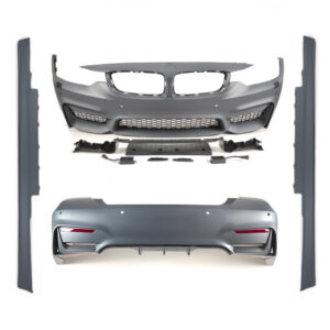 Kompletny Bodykit BMW serii 4 (F32 Coupe, F33 Cabrio) w stylu M4 z otworami na PDC i spryskiwaczami reflektorów (SRA)
